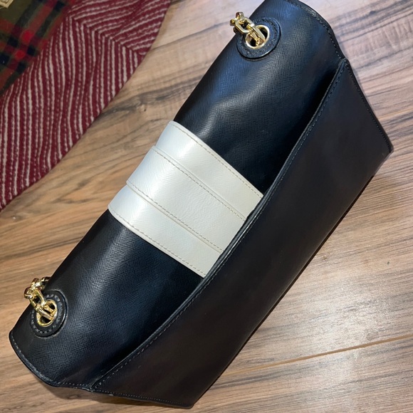 Tory Burch Navy/Ivory Shoulder Bag - Picture 10 of 17